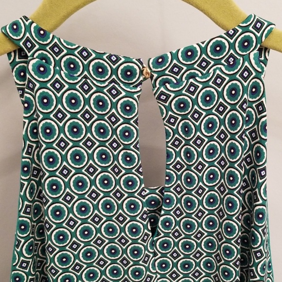 White House Black Market Print Sleeveless Top in S - Picture 7 of 8